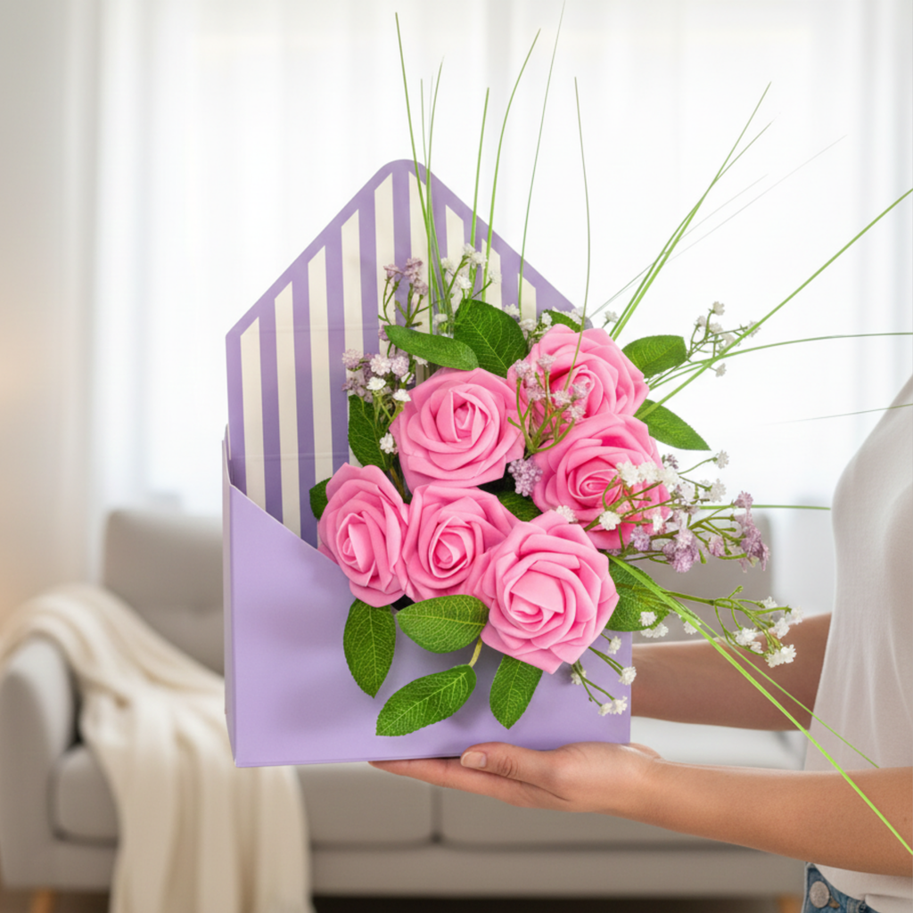 Eternal Bloom Envelope (Artificial Flowers)