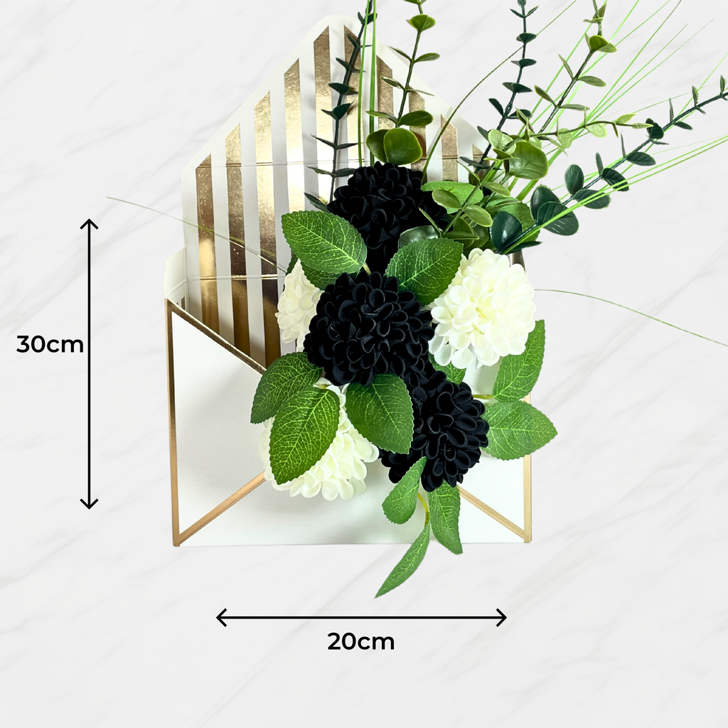 Black & Gold Luxury Florals (Artificial Flowers)