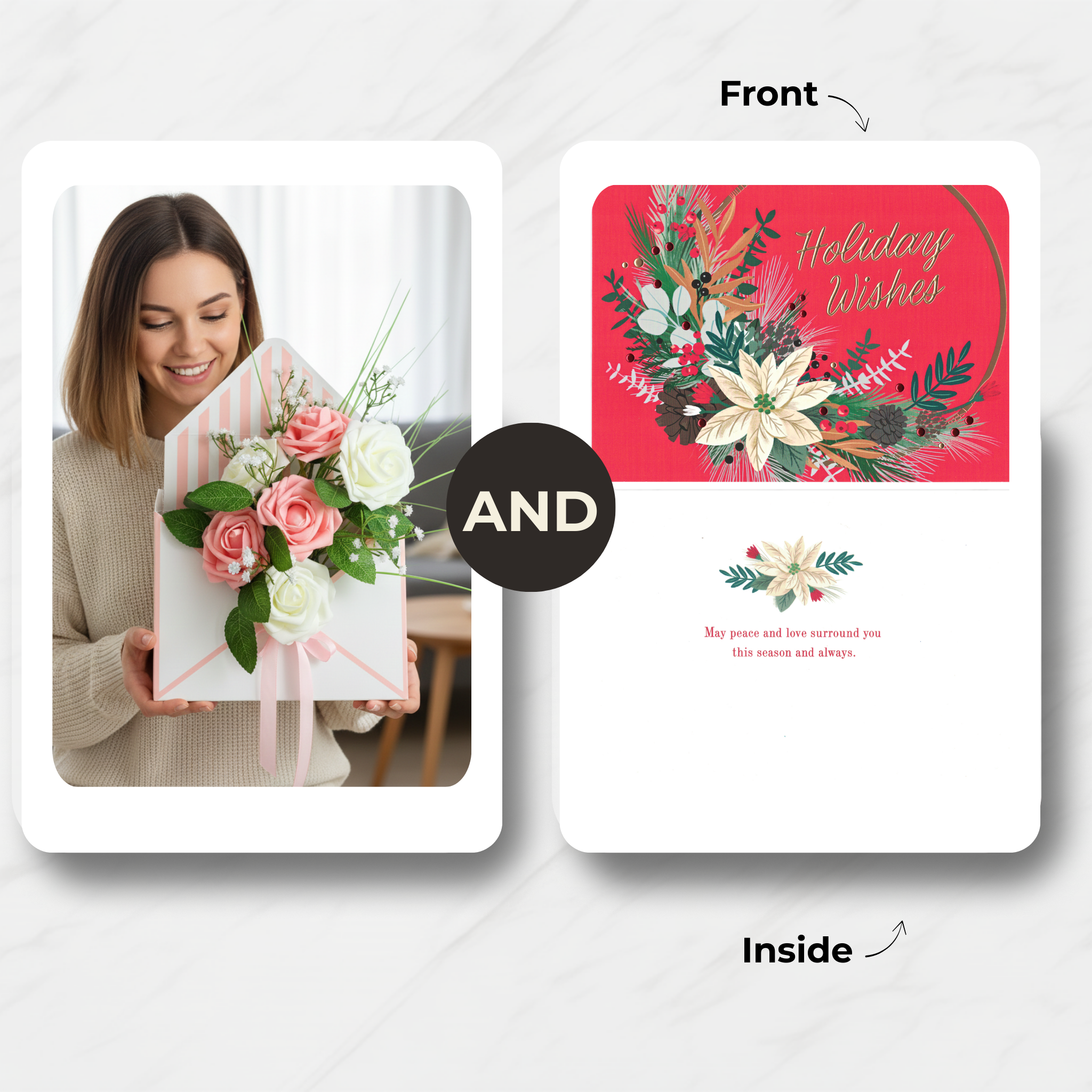 The Gentle Sentiment Set (Artificial Flowers)