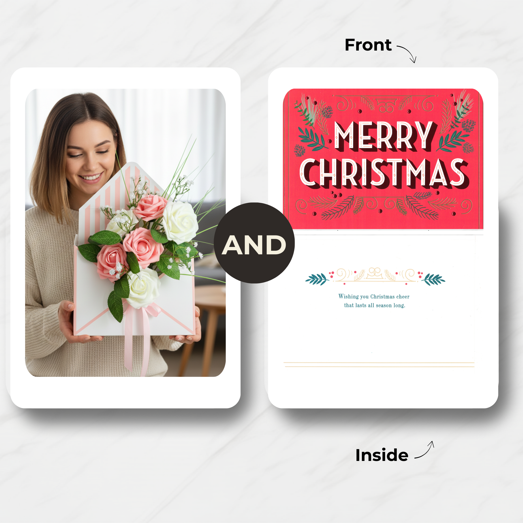 The Gentle Sentiment Set (Artificial Flowers)