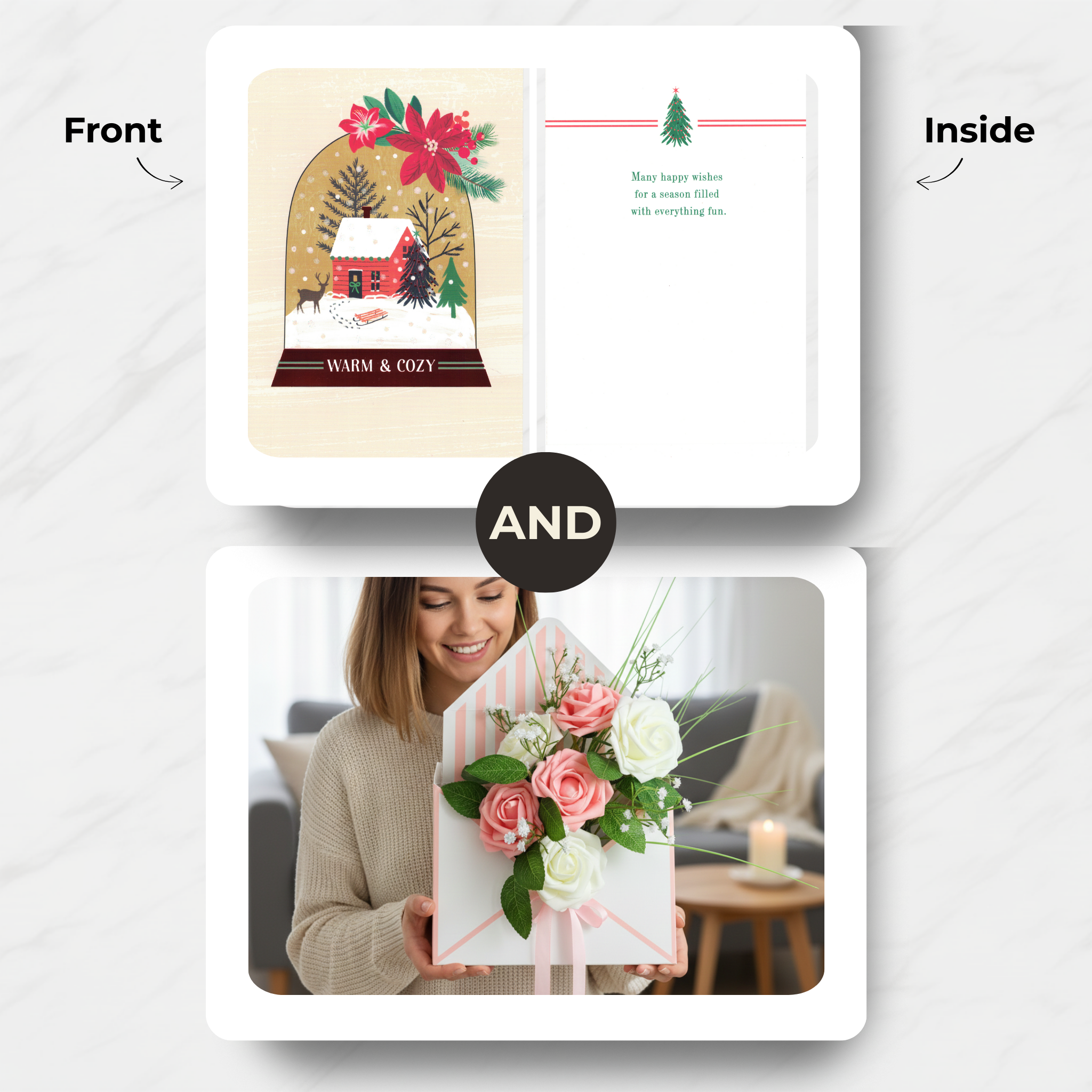 The Gentle Sentiment Set (Artificial Flowers)