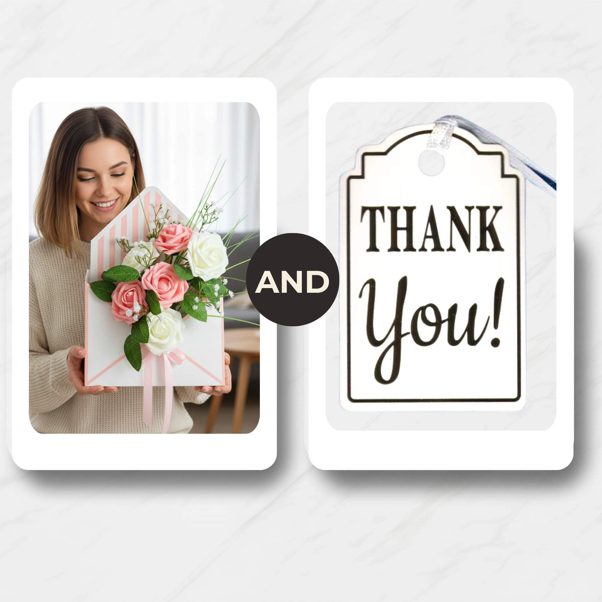 The Gentle Sentiment Set (Artificial Flowers)