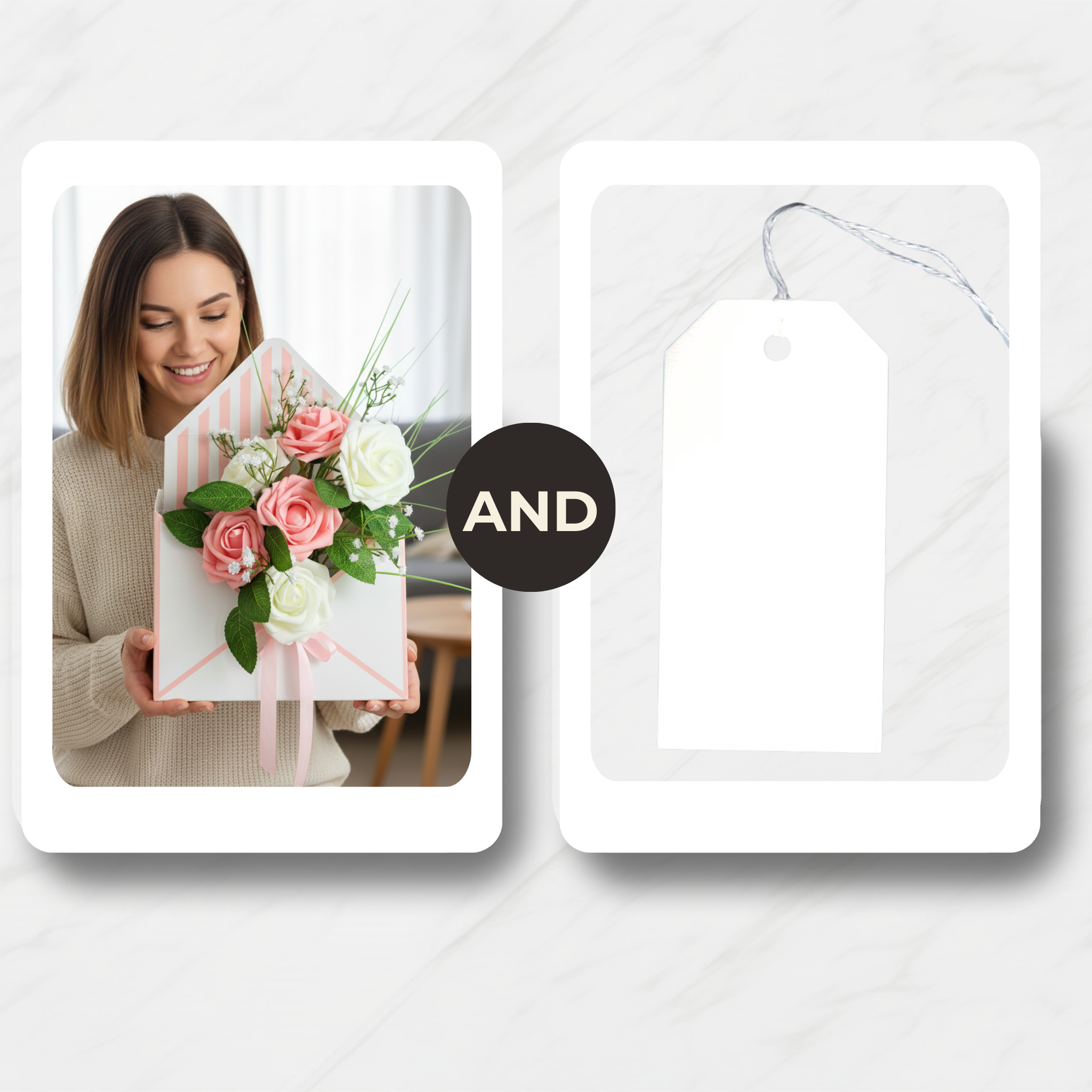 The Gentle Sentiment Set (Artificial Flowers)