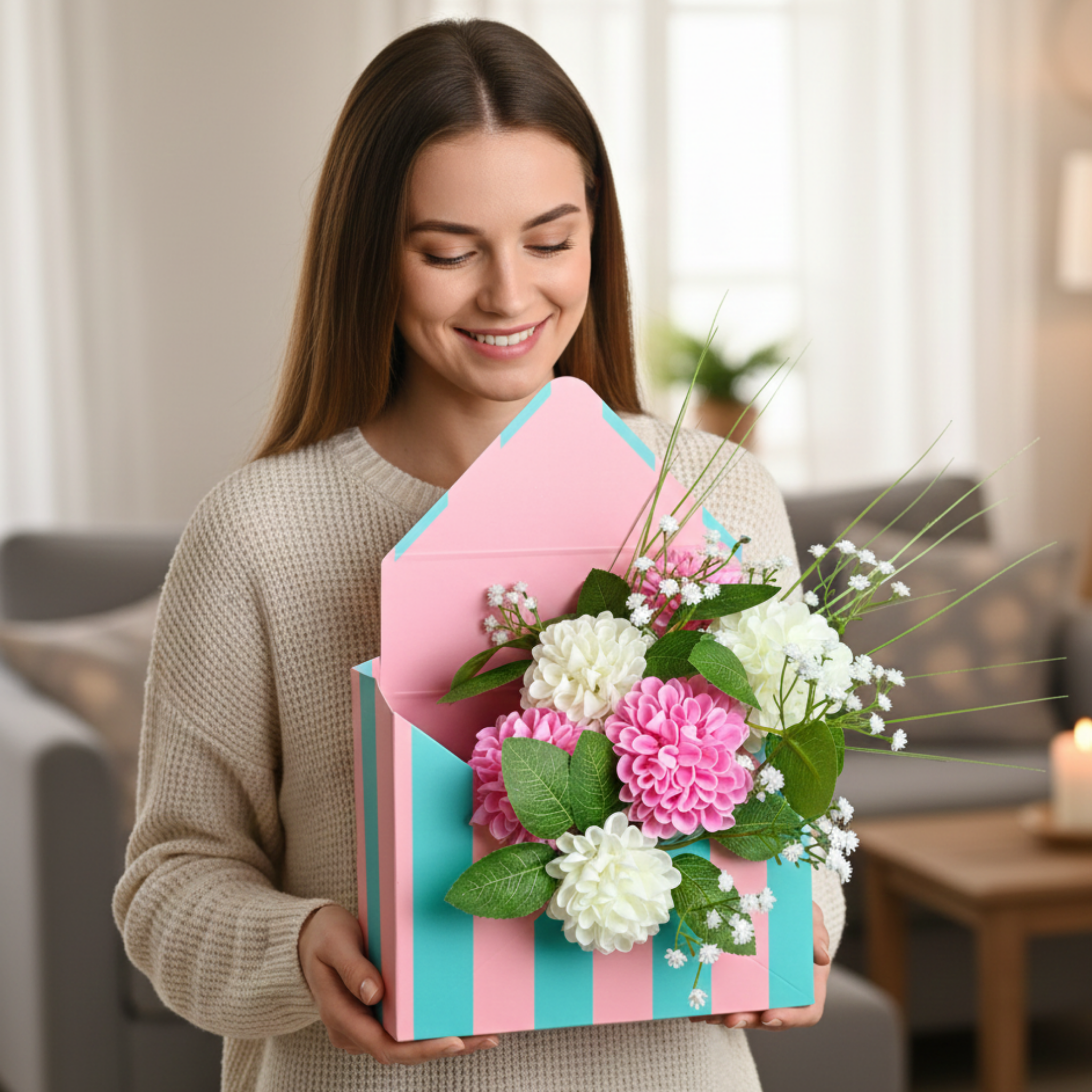 Miami Beach Bloom Box (Artificial Flowers)