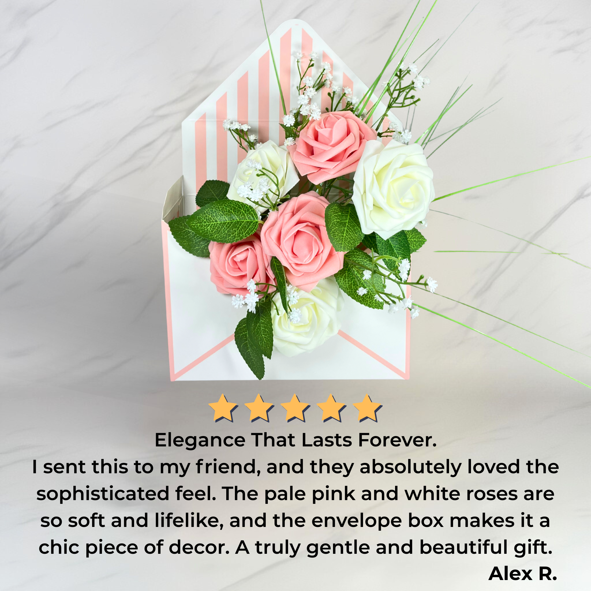 The Gentle Sentiment Set (Artificial Flowers)