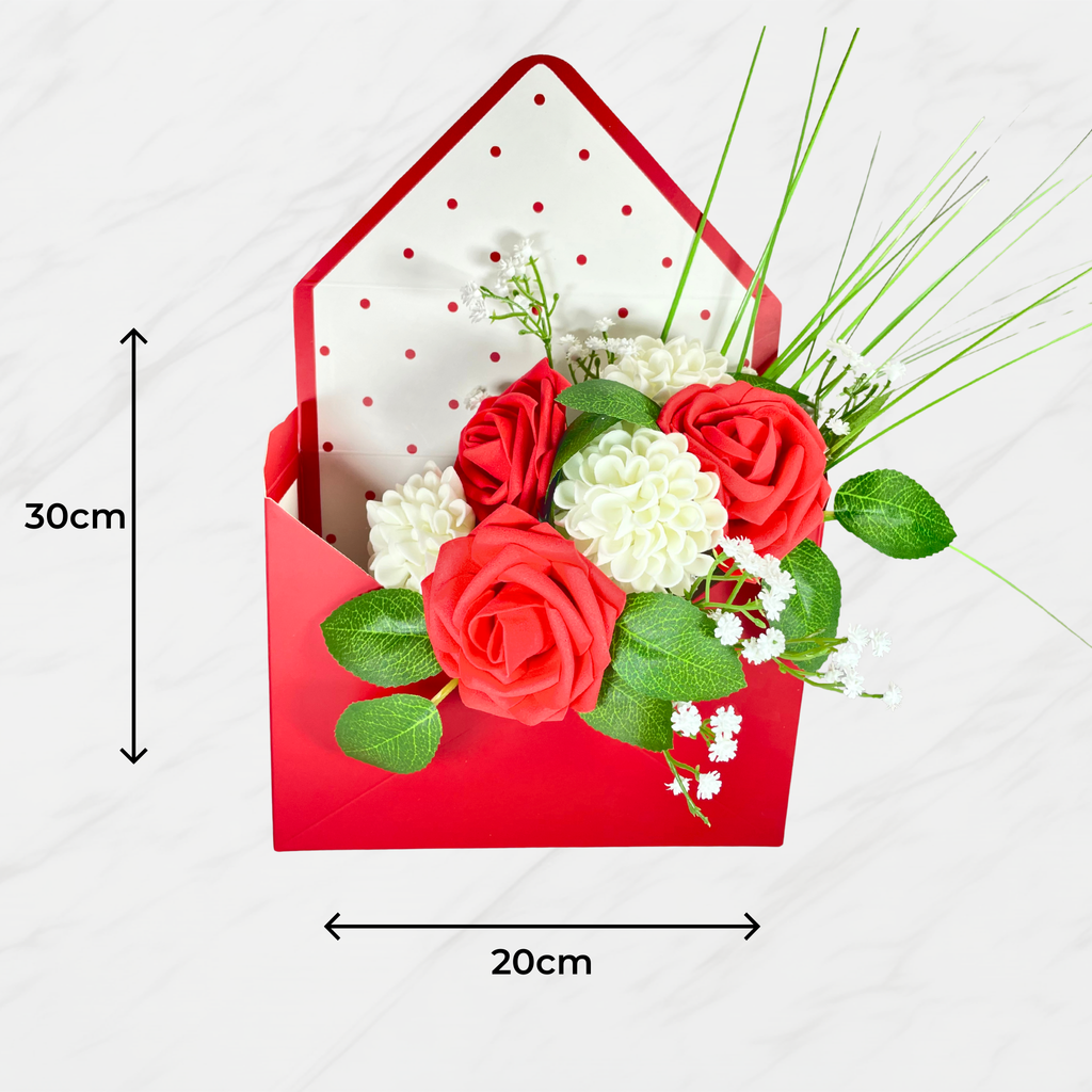 Ruby Classic Envelope (Artificial Flowers)