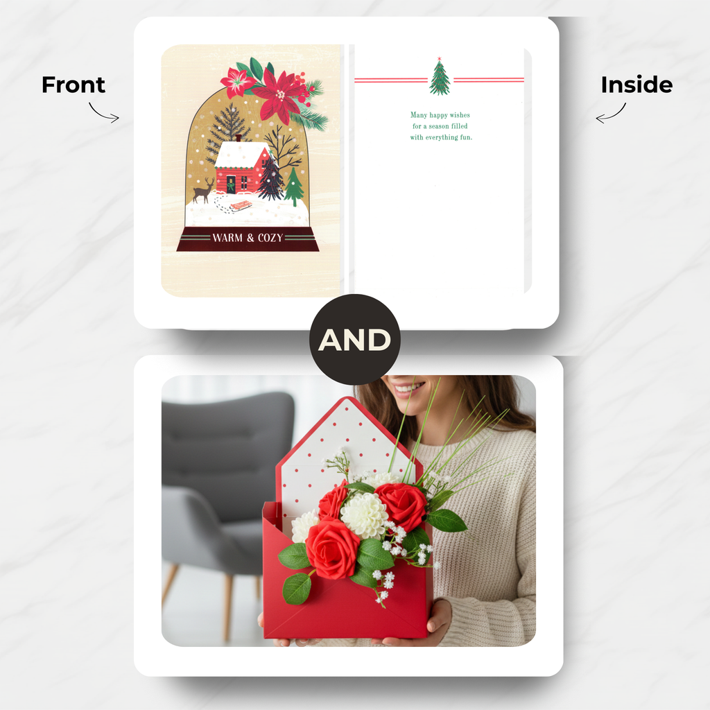 Ruby Classic Envelope (Artificial Flowers)