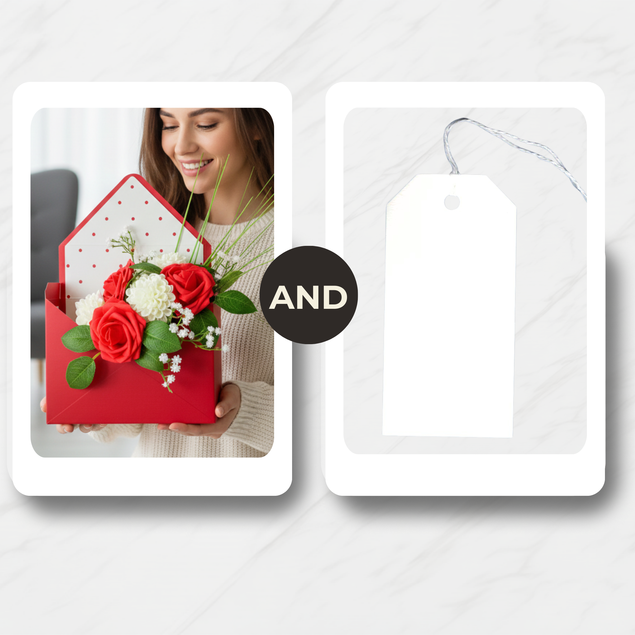 Ruby Classic Envelope (Artificial Flowers)