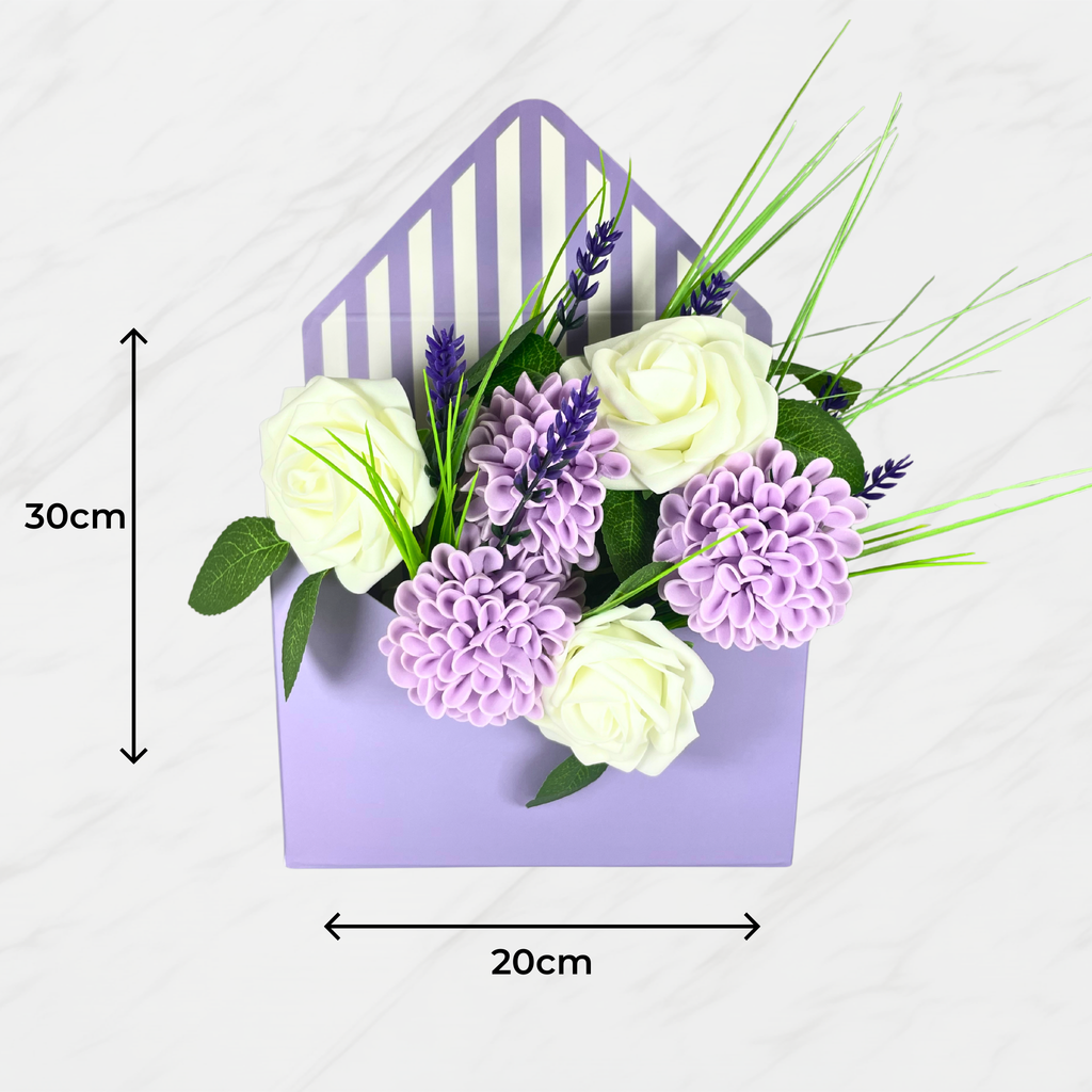 Timeless Amethyst Message (Artificial Flowers)