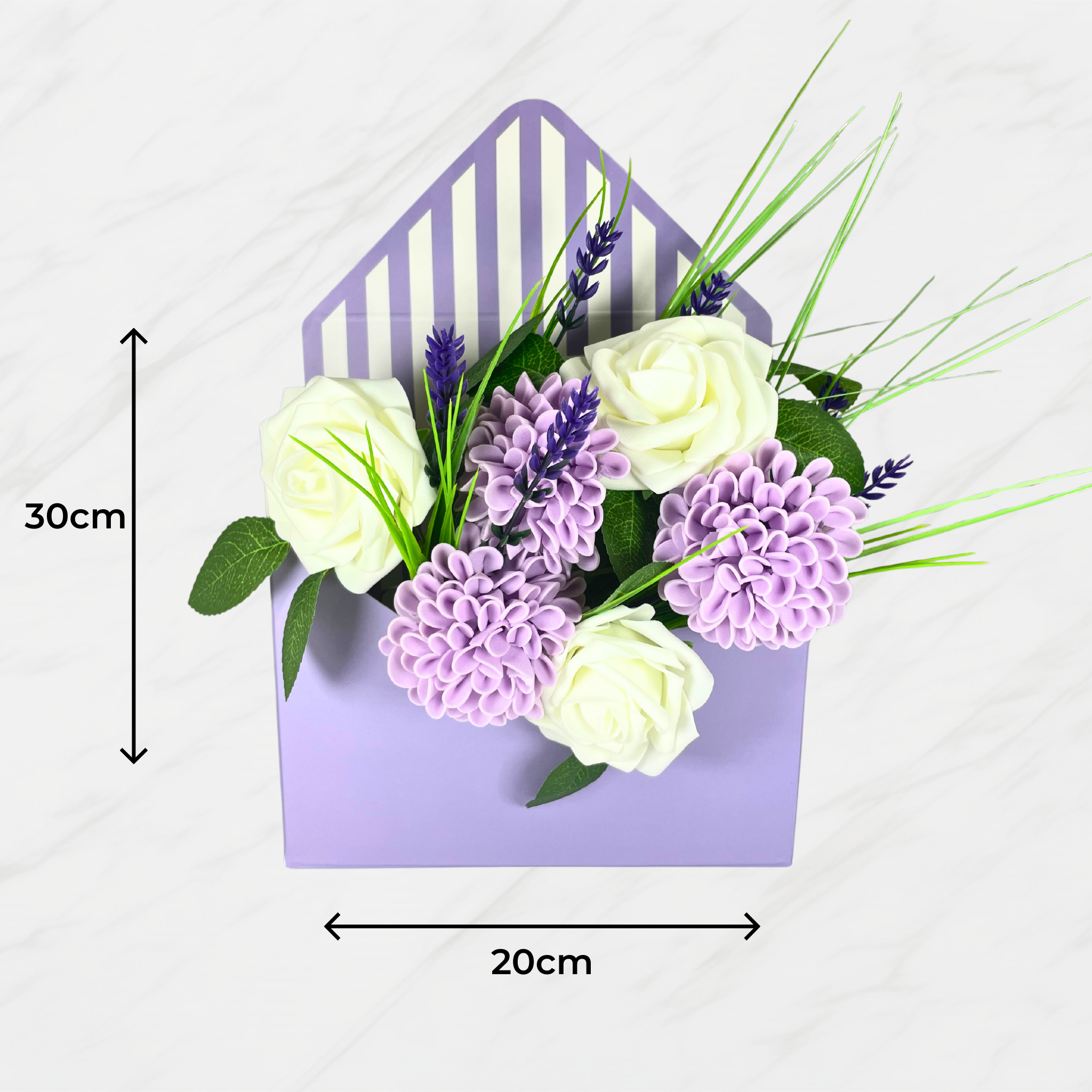 Timeless Amethyst Message (Artificial Flowers)