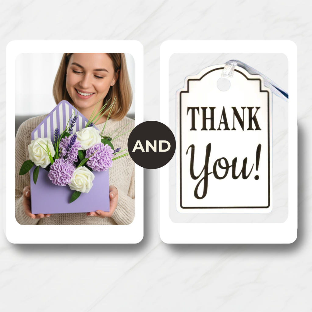 Timeless Amethyst Message (Artificial Flowers)