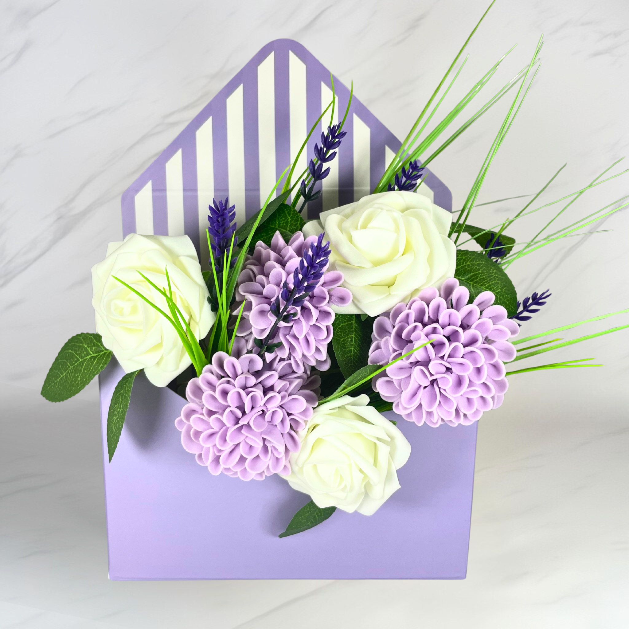 Timeless Amethyst Message (Artificial Flowers)