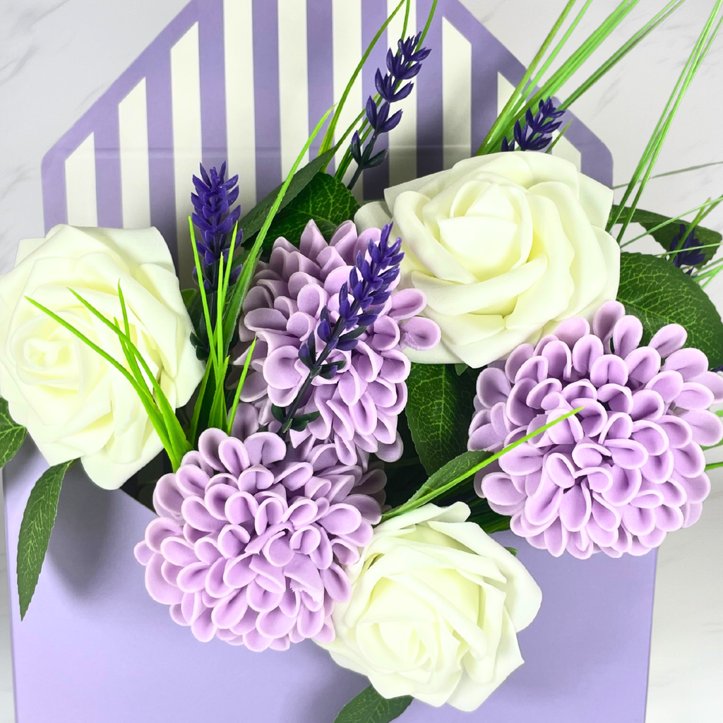 Timeless Amethyst Message (Artificial Flowers)