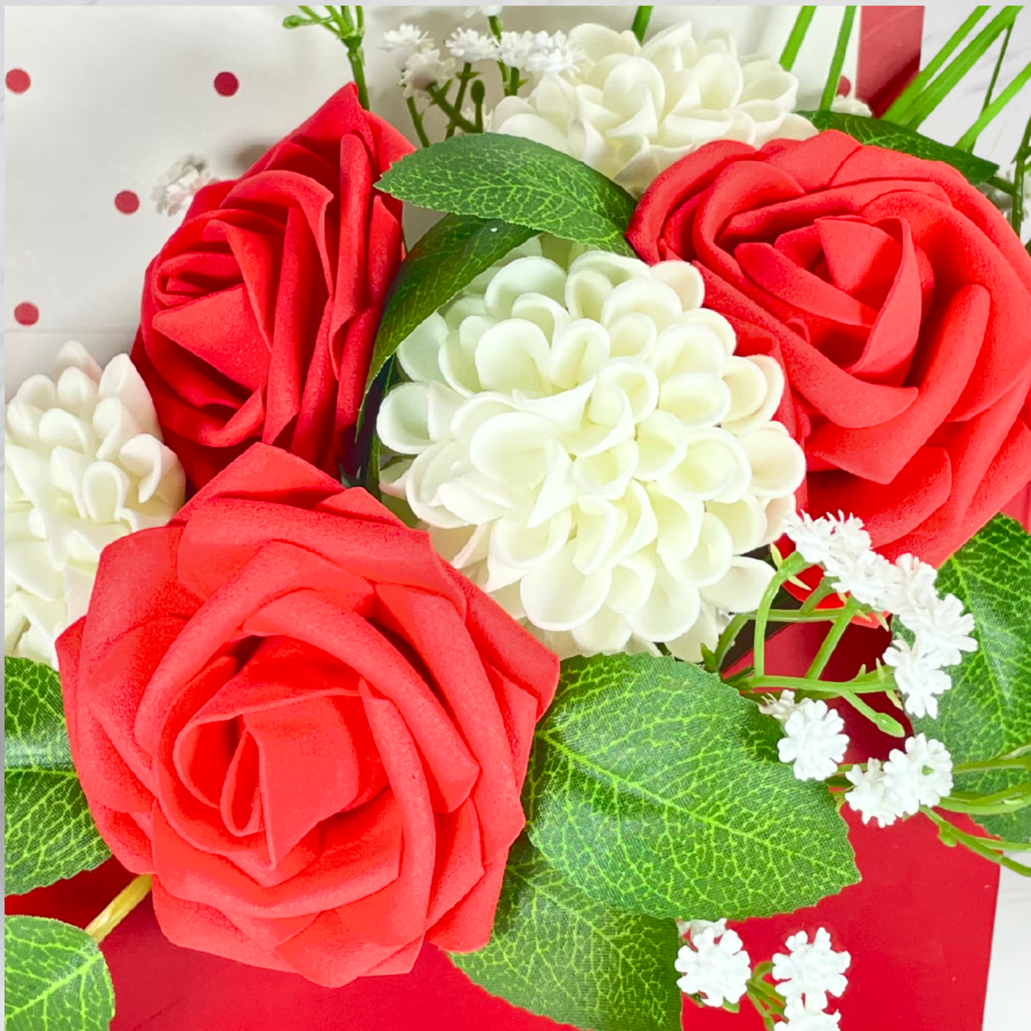 Ruby Classic Envelope (Artificial Flowers)