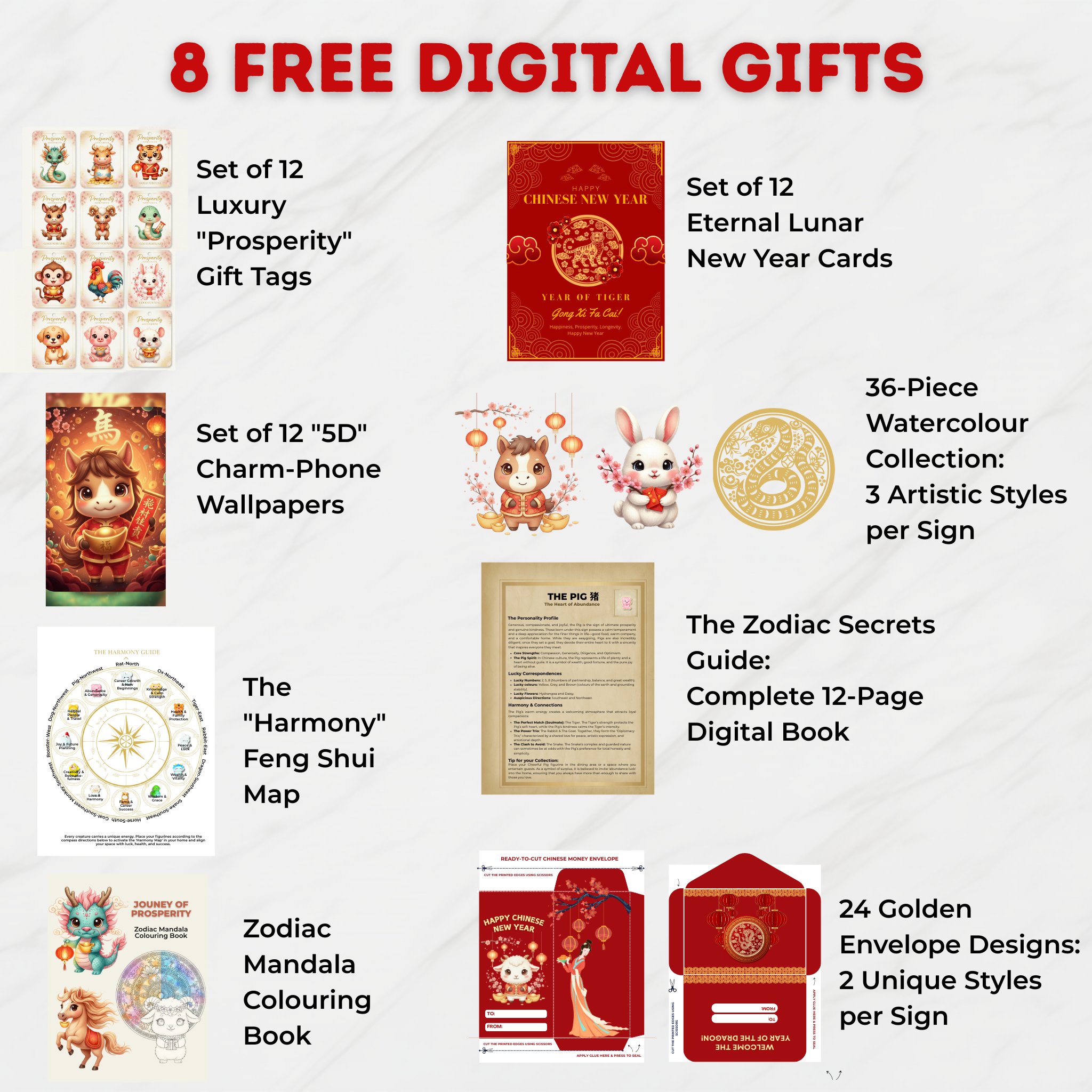 The Master Collection: Prosperity & Wealth Zodiac Set